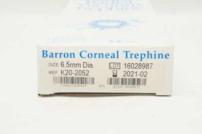 Barron K20-2052 Radial Vacuum Trephine 6.5mm (x)